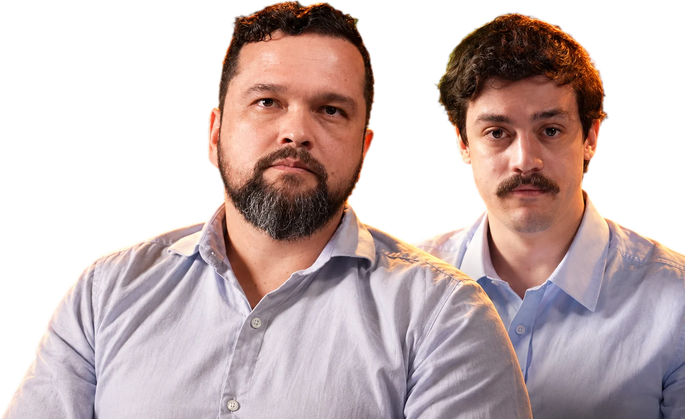 Eric e João, da Academia Alta Renda